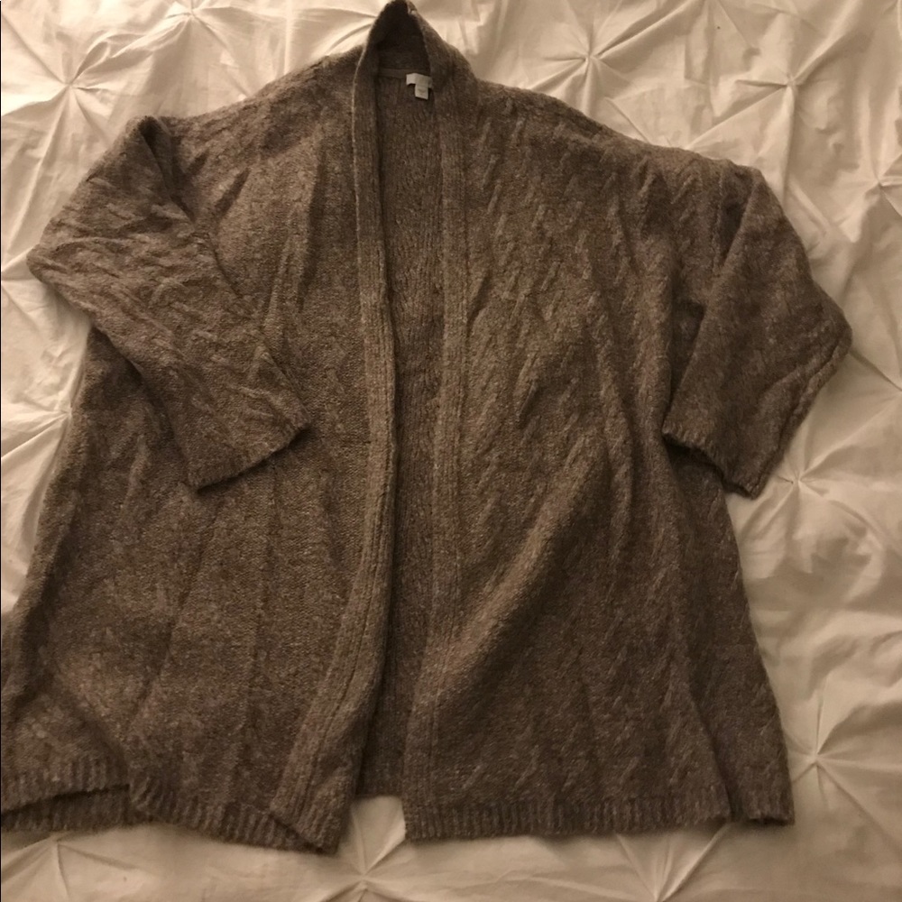 J.jill shawl knit cardigan